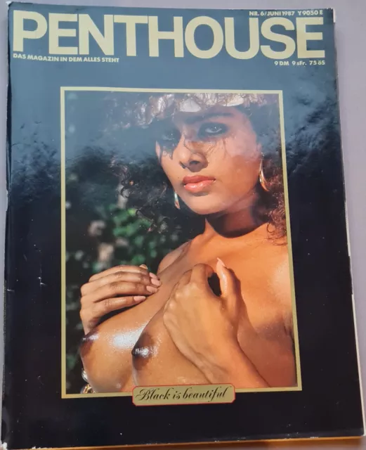 PENTHOUSE (D) Juni 1987 06 87 - inkl. Centerfold Poster - Black is Beautiful