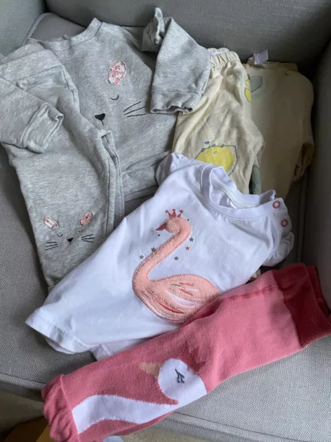 baby bundle 9-12 months, outfit sets, baby girl, Blade & rose, Zara, M&S