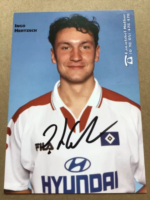 Ingo Hertzsch, Germany 🇩🇪 Hamburger SV 1998/99 hand signed