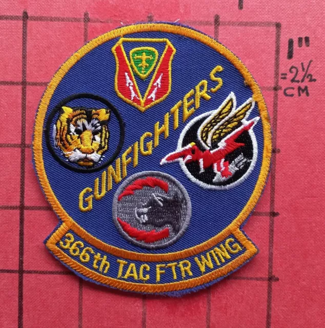 Original Patch Usaf Us Air Force F-111 Era 366 Tfw Gaggle 389 390 391 Tfs Mh Afb