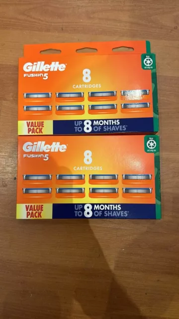 Gillette Fusion 5 Power Razor Blades Refill Cartridges - 16 Value Pack