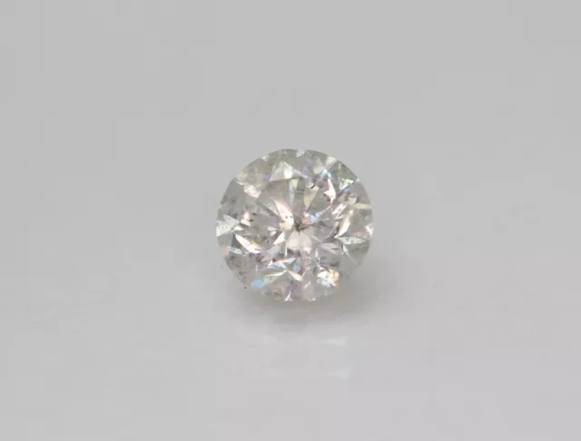 Certifié 0.54 Carat F SI2 Rond Brillant Amélioré Naturel Diamant 5.02mm 3VG