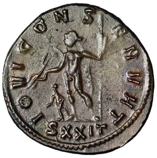 ATTRACTIVE Diocletian Roman Coin w COA Jupiter & Emperor CERTIFIED GENUINE Nice