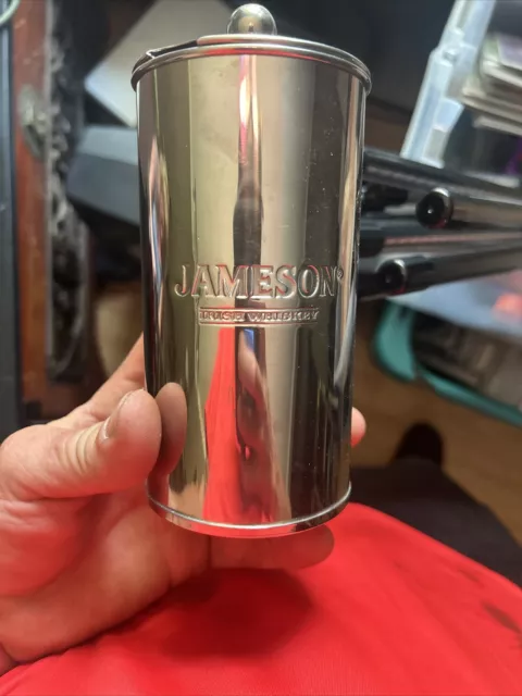 Jameson Irish Whiskey Single Serve Ice Lime Bucket Tong Strain Stainless Steel