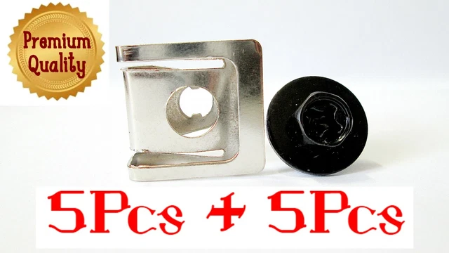 RENAULT WHEEL ARCH, MUDFLAPS & SPLASH GUARD MOUNT 4.7MM SCREW RIVET TRIM CLIPS