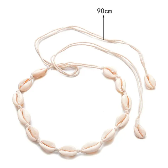 Stylish Beach Bohemian Sea Shell Pendant Chain Choker Necklace Women Jewelry;;b