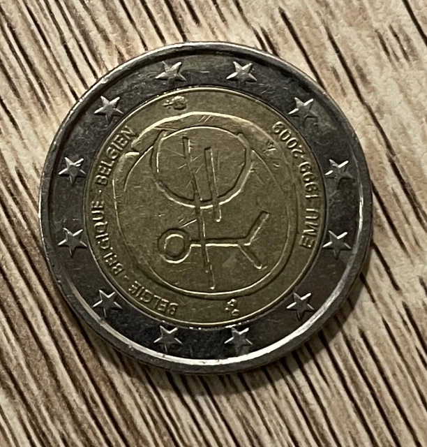 PIÈCE DE 2 euros RARE, Bonhomme EMU 19992009 Belge EUR 800,00