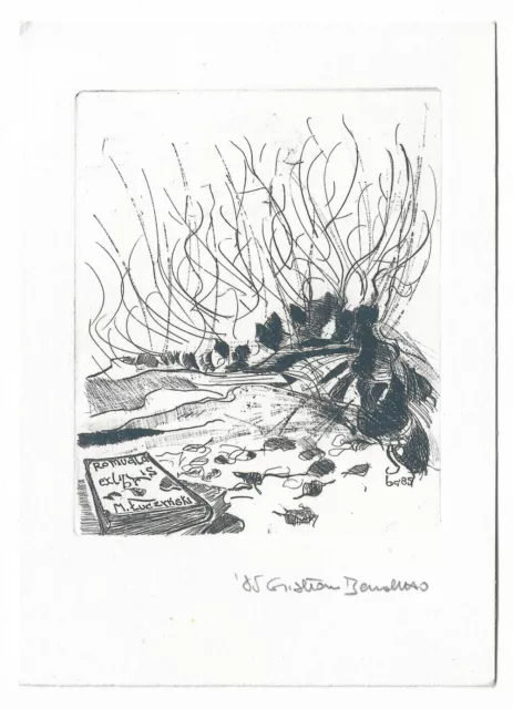 CRISTIANO BECCALETTO: Exlibris für M. Luczynski