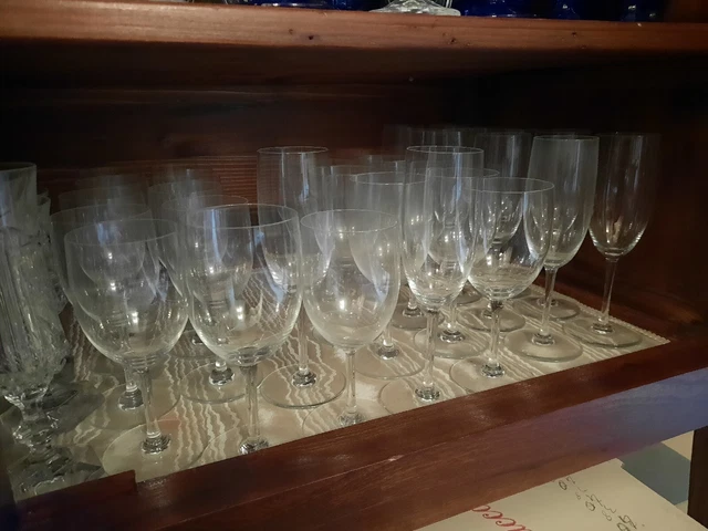 Servizio 43 bicchieri in cristallo BACCARAT + BOTTIGLIA + CARAFFA