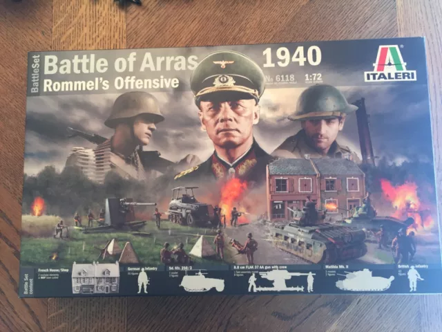 Italeri 1/72 Battle Set Battle Of Arras 1940 Rommel's Offensive