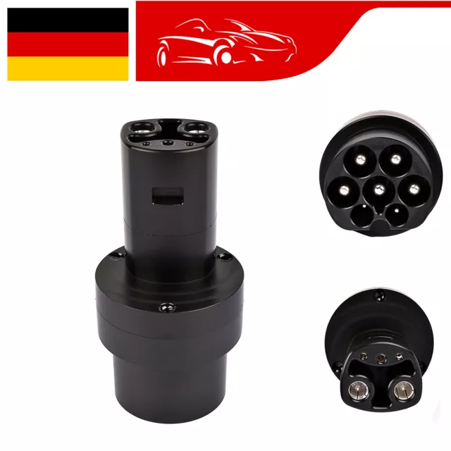 Adattatore di ricarica DC tipo 2 per Tesla Model S 3 X Y adattatore 100kW 200A solo corrente continua
