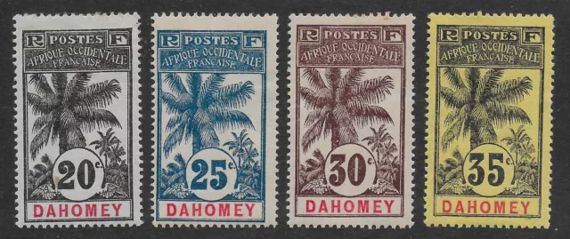 Dahomey 1906 Yt 23/26* - Palmiers