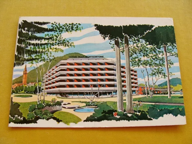 (FG.A65) ABANO TERME - HOTEL TERME BUJA MONTEORTONE (vg 1975, Spiga) illustrata