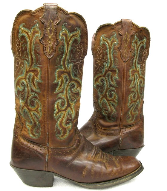 Square toe sales justin boots women's