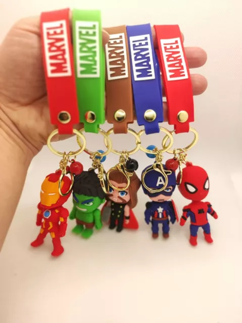 Marvel Superhero Figure Keyring 