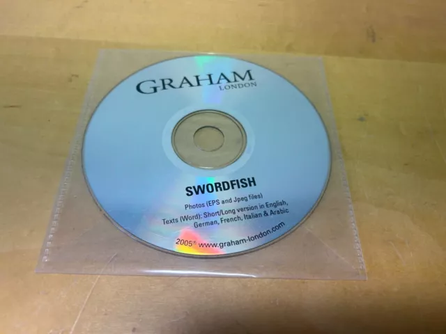 Press Release CD - Graham - Swordfish - 2005 - For Collectors