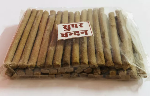 Indian CHANDAN SANDALWOOD DHOOP INCENSE STICK 45-50 pc meditation puja FREE SHIP