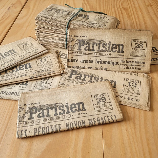 ANCIEN JOURNAL 1939-1945, mai 1944, nord de la France, Belgique, très
