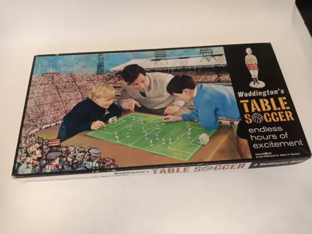 Vintage 1965 Table Soccer Football Game by Waddingtons Not complete, Spares