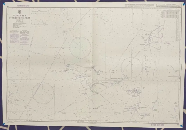 Admiralty 291 NORTH SEA OFFSHORE CHARTS Map Chart Maritime Genius Nautical Paper