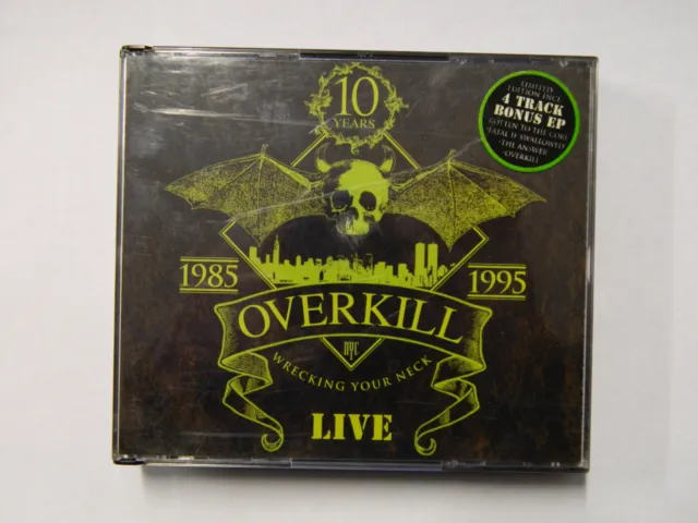 Overkill ten years wrecking your neck CD Box live