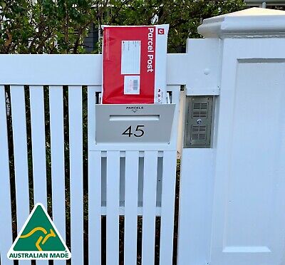 World's best fence letterbox parcel letterbox drop box mail box secure delivery