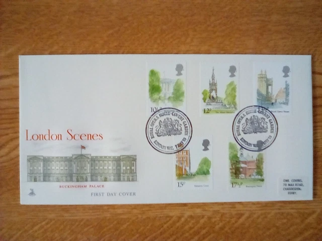 Gb Fdc 1980 Londra Landmarks Royal Opera House Covent Garden Speciale P/Mark