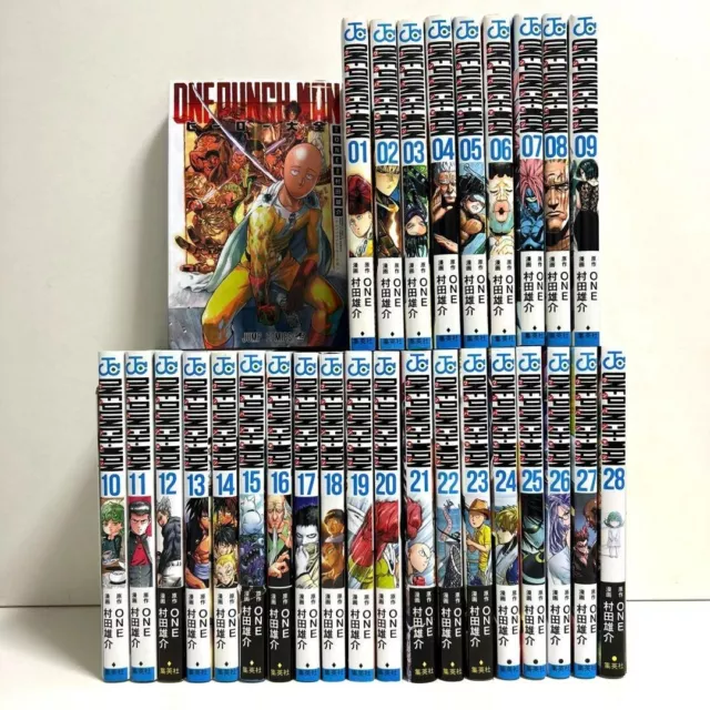 One Punch Man Japanese language Vol.1-28 Latest full Set Manga comics