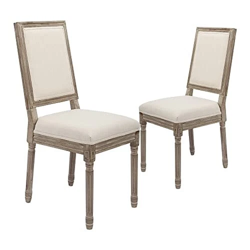 CangLong Farmhouse Dining Room Accent Chairs Modern Distressed Bedroom Chairs...