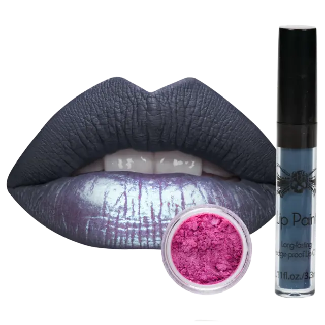 TATTOO JUNKEE Chroma Lip Paint + Effects Matte Lipcolor Lipstick GRUNGE Kit
