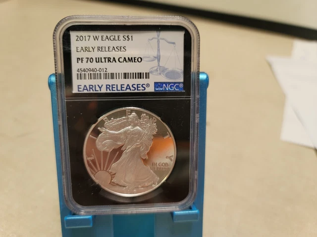 2017 W SILVER EAGLE NGC PF70 ULTRA CAMEO MIKE CASTLE Early Releases T9852