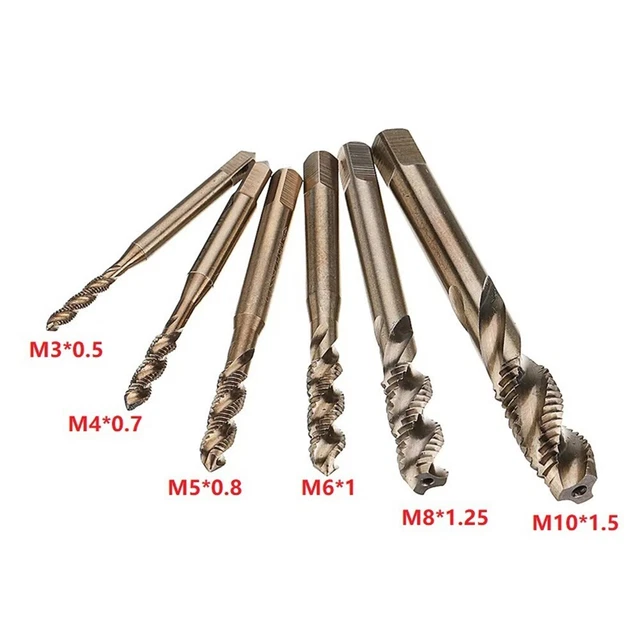 Screw Tap HSS- Co M3-M10 Metric Screw Tap Right Hand 2021 Best Durable