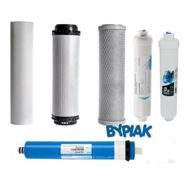 6 Stage Reverse Osmosis RO Pre& Post Mineral Replacement filter + Membrane PF