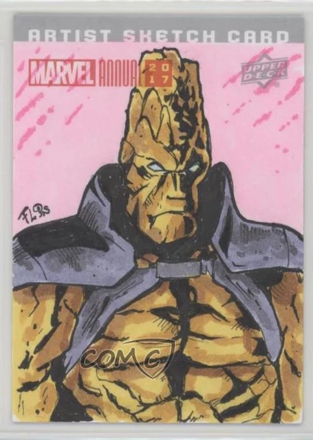 2017 Upper Deck Marvel Annual Sketch Cards 1/1 Floris Hoolhorst #SKT Auto ob6