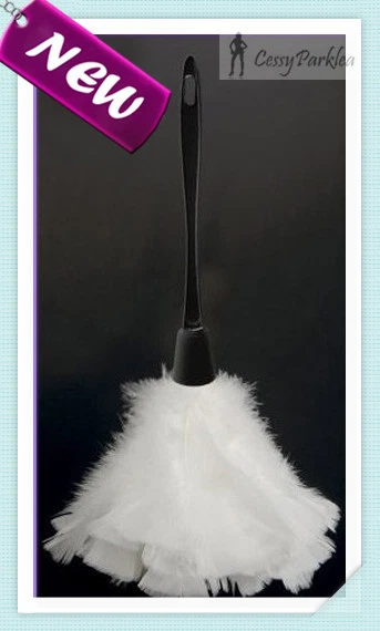 White Feather Duster for French Maid Costume Fancy Dress Halloween Accessories