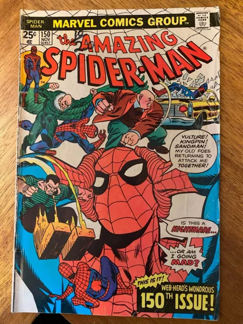Marvel - The Amazing Spider-Man Vol. 1 #150 (1975) Poor+ / Good