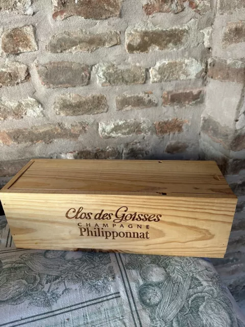 2 Cassette Vuote Gaja Lt, 0,75 e Clos Des Goisses Champagne Philipponat 1990