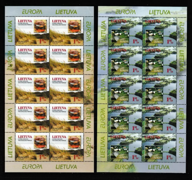 S39641 Lietuva Lithuania Europa Cept 1999 MNH Ms X 2