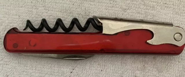 Folding Corkscrew / Bottle Opener / Foil Cutter