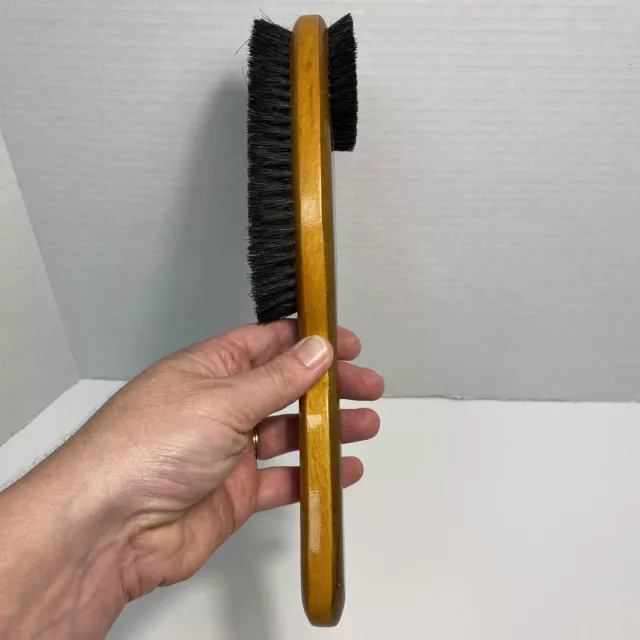 Vintage Made in Western Germany ELYTE Wooden Clothes Lint Brush 11"