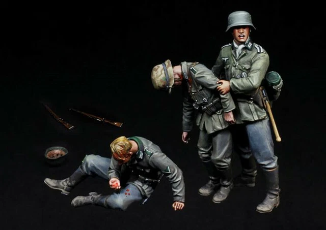 1/35 Scale Resin Figures - Vietnam War US Soldiers (3 Man) | Unassembled & Unpainted Model Kit