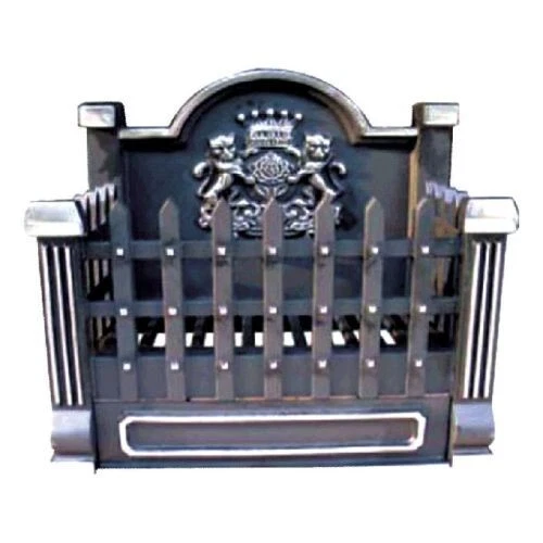 Rejilla de cesta Dagan CI920 con retrofuego, negra