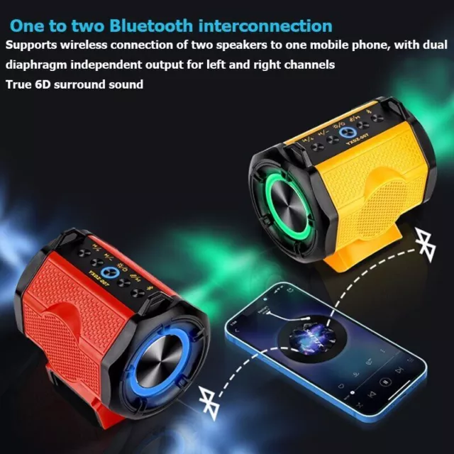 Portable hifi Bluetooth Haut - parleur stéréo pour Makita 18V Li - ion batterie 3