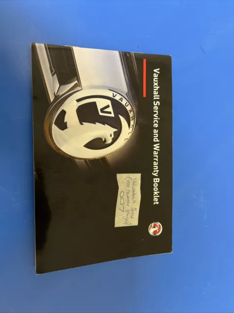 Brand New Vauxhall Service Book Blank Genuine Covers All Models Corsa Insignia