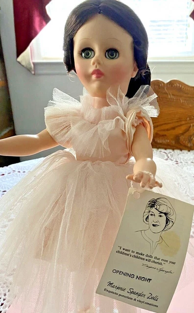 15 1/2” Tall Vinyl Pink Ballerina Doll OPENING NIGHT by Marjorie Spangler Dolls 3