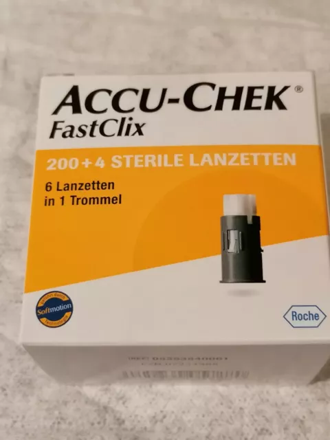 ACCU-CHEK  FastClix / 204 St. / sterile Lanzetten    PZN: 7234988   MHD: 03/2027