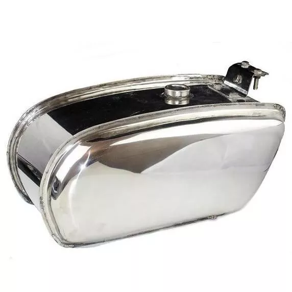 Lambretta Series 1 2 3 Li GP SX TV Long Range 17L Petrol Tank Polished Stainless