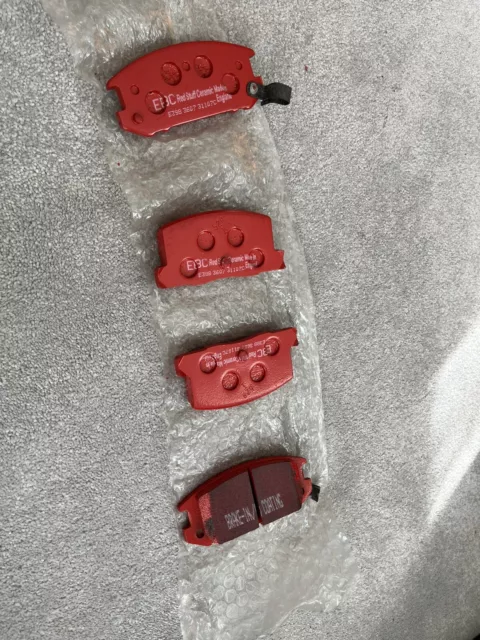 EBC Red stuff brake pads Toyota MR2 Rev 3