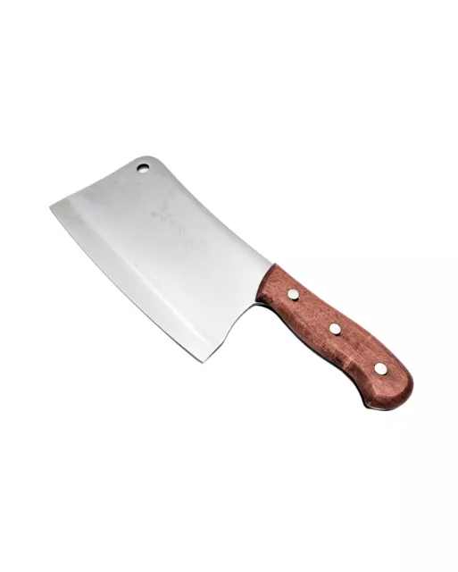 Cleaver Knife Chopper Master Chef Meat Bone Butcher Kitchen Stainless Steel 1kg