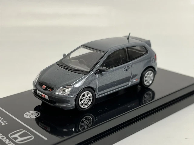 Type R Gris 2001 HONDA CIVIC Type R EP3 Rhd Cosmic Gris 1:64 Echelle Paragon 65344 ...